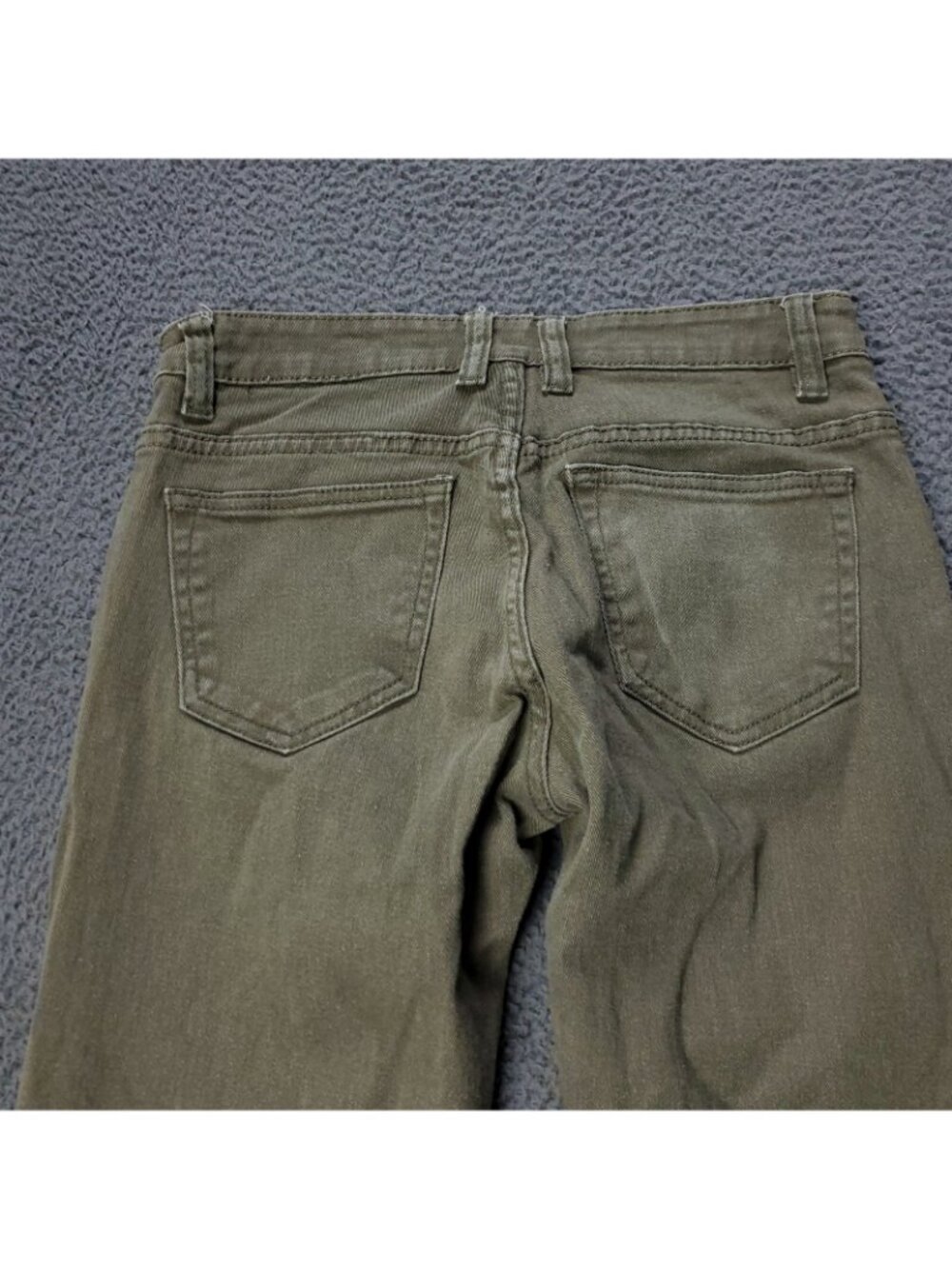 XX Twenty Jeans Mens 32x30 Cotton Spandex Denim Khaki Green Pants Casual Adult - Picture 6 of 13